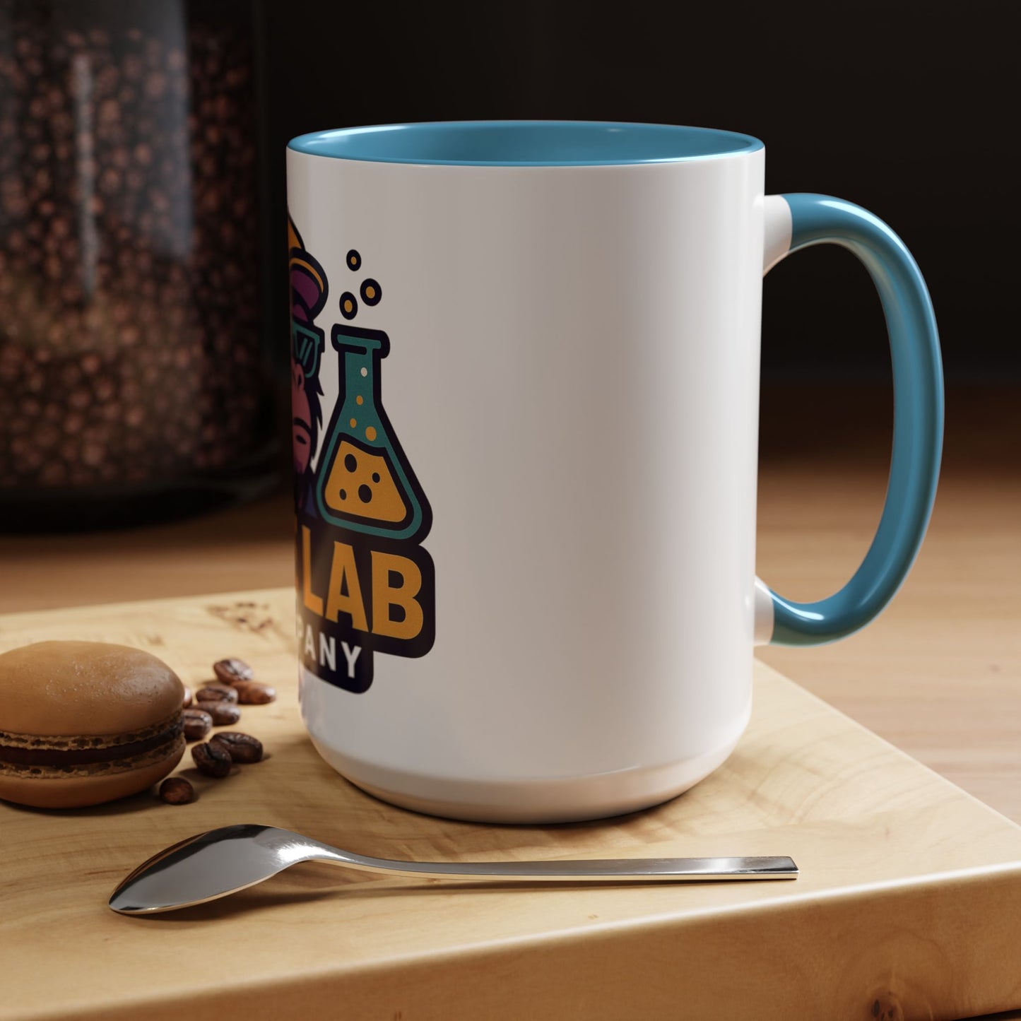 Ape Lab Accent Coffee Mug, Unique Gift, Scientist Drinkware, Birthday, Instant Collection, Office Decor, Customizable Design