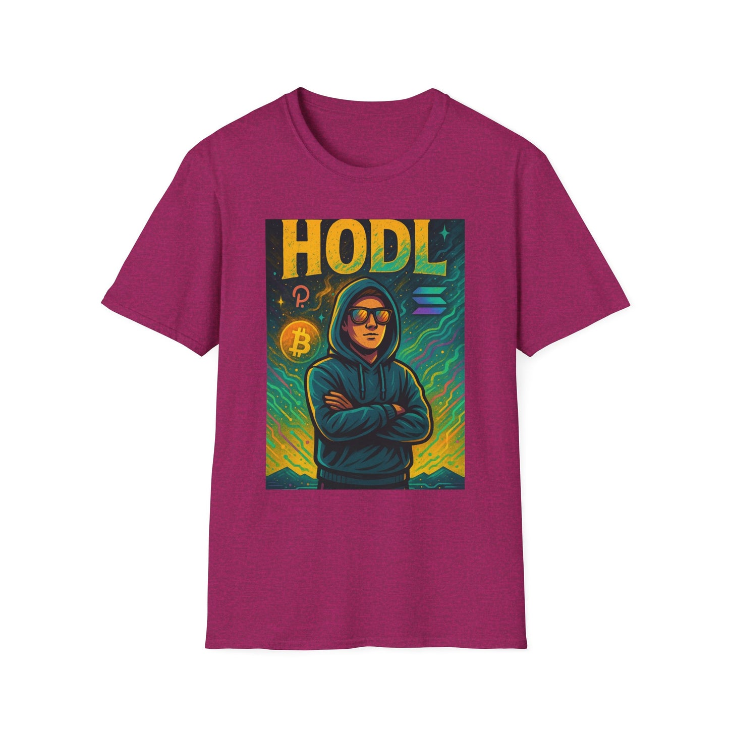 Unisex Crypto-HODL T-Shirt, Bitcoin Merch, Gift for Crypto Enthusiasts, Trendy Graphic Tee, Cool Crypto Apparel