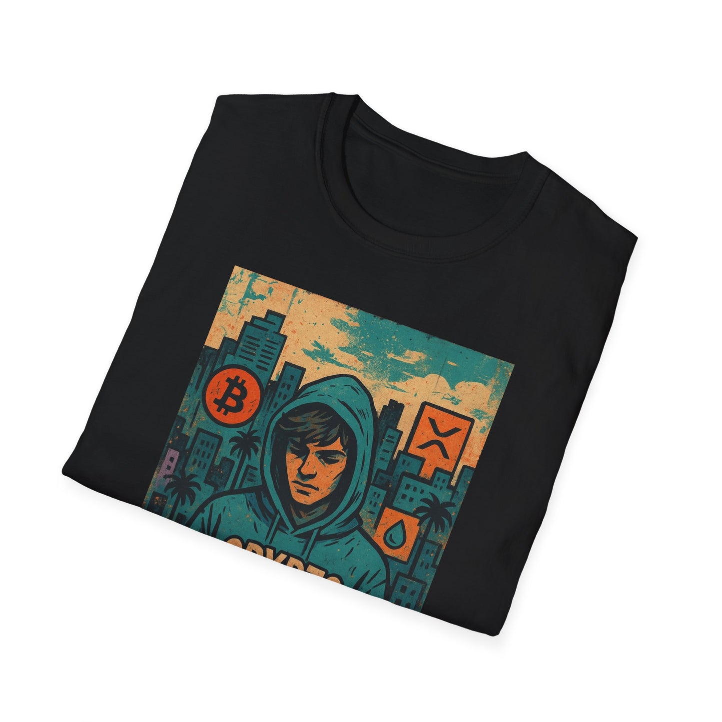 Crypto Bro Unisex Softstyle T-Shirt, Bitcoin Apparel, Cryptocurrency Gift, Casual Wear, Trendy Graphic Tee