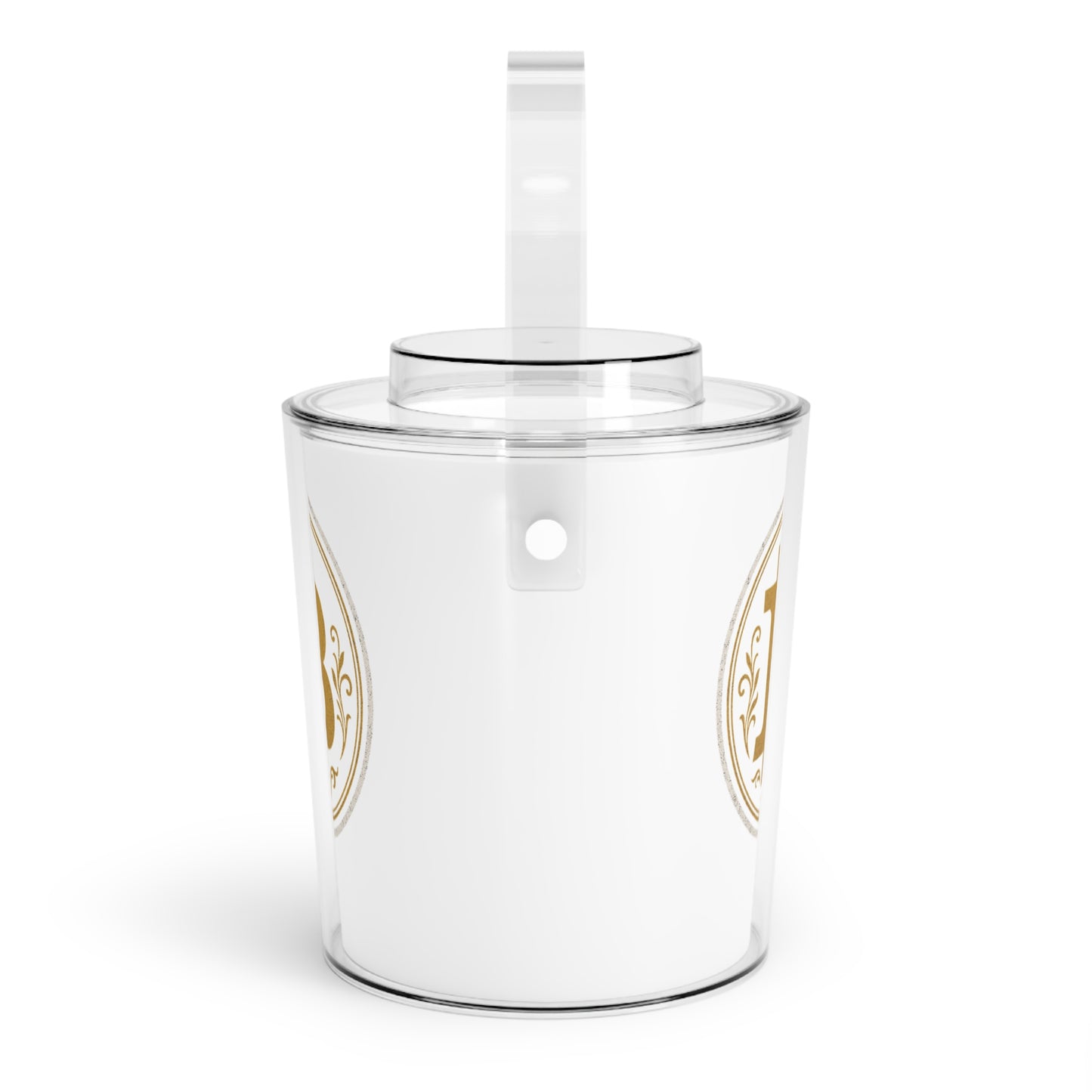 Bitcoin Ice Bucket with Tongs, Luxury Party Cooler, Cryptocurrency Gift, Modern Barware, Poolside Accessory