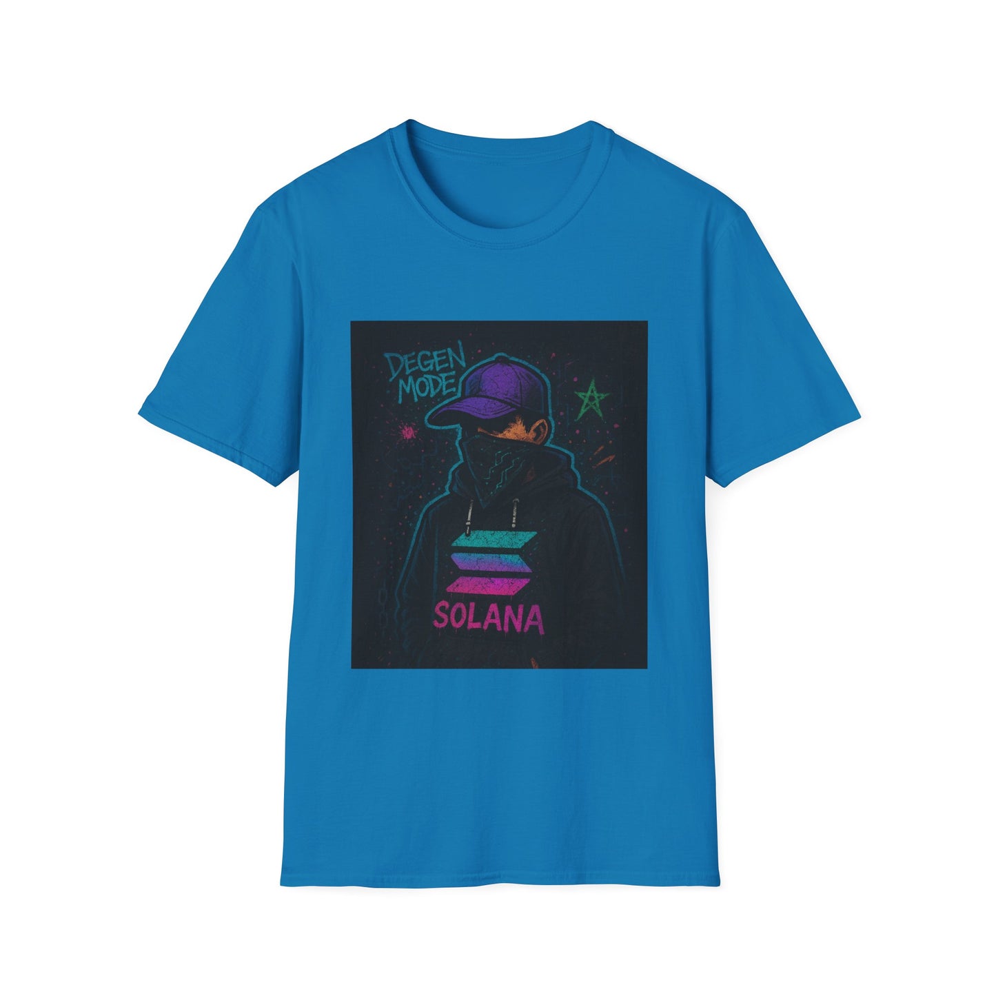 Degen Mode Graphic T-Shirt, Unisex Streetwear Tee, Cool Casual Outfit, Crypto Enthusiast Gift, NFT Fashion Top