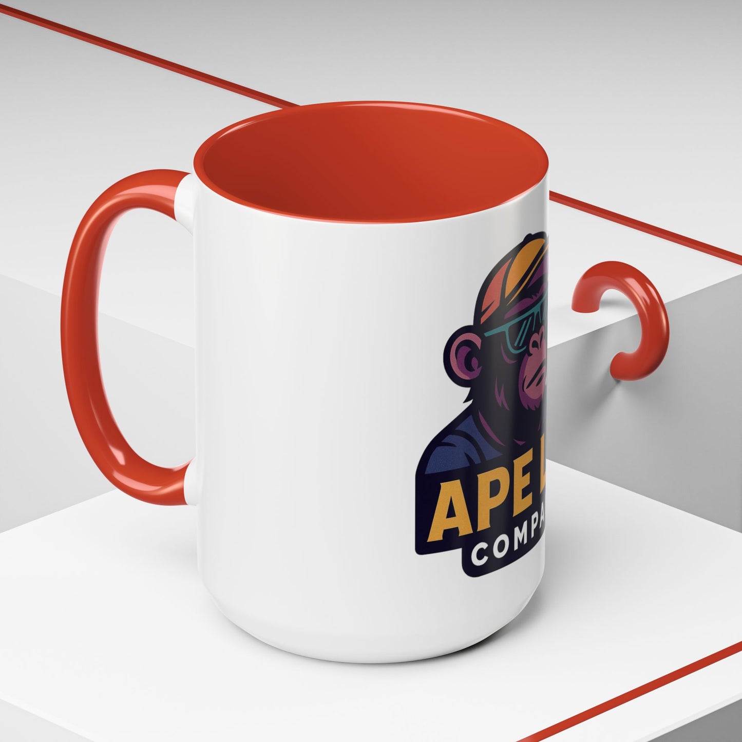 Ape Lab Accent Coffee Mug, Unique Gift, Scientist Drinkware, Birthday, Instant Collection, Office Decor, Customizable Design