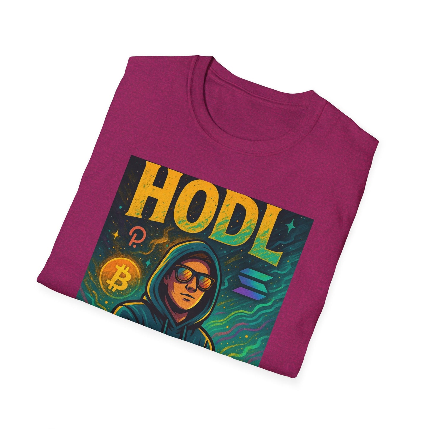 Unisex Crypto-HODL T-Shirt, Bitcoin Merch, Gift for Crypto Enthusiasts, Trendy Graphic Tee, Cool Crypto Apparel