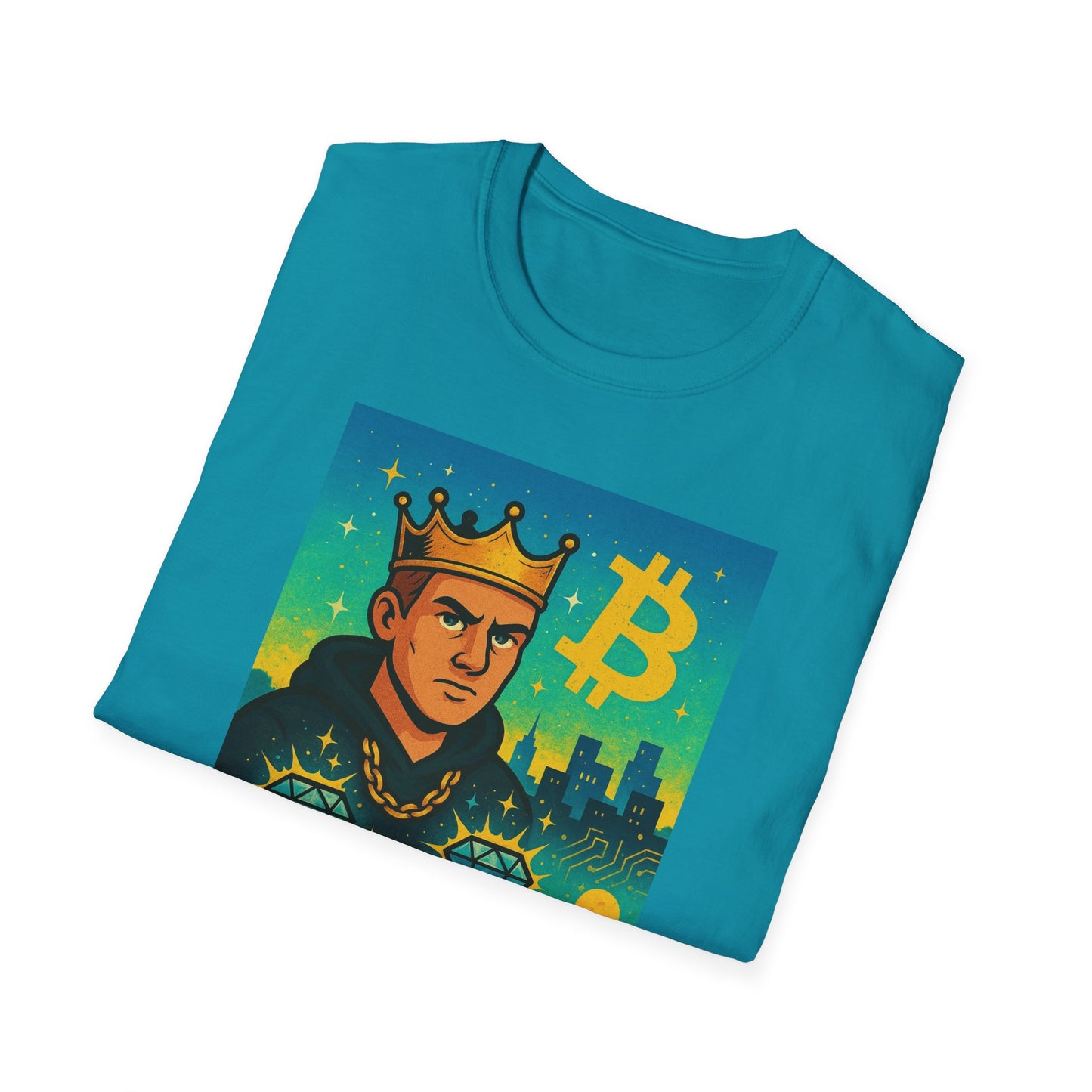Crypto Enthusiast Unisex T-Shirt - "Diamond Hands" Funny Bitcoin Tee, Gift for Investors, Meme Shirt, Crypto Lover Apparel