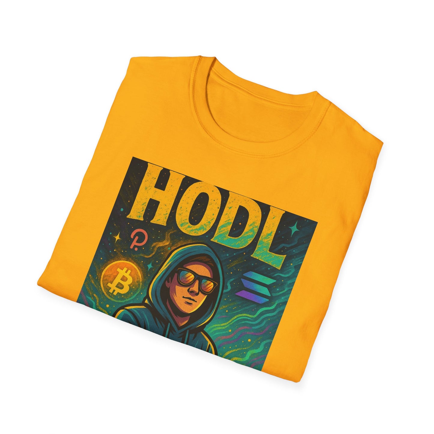 Unisex Crypto-HODL T-Shirt, Bitcoin Merch, Gift for Crypto Enthusiasts, Trendy Graphic Tee, Cool Crypto Apparel