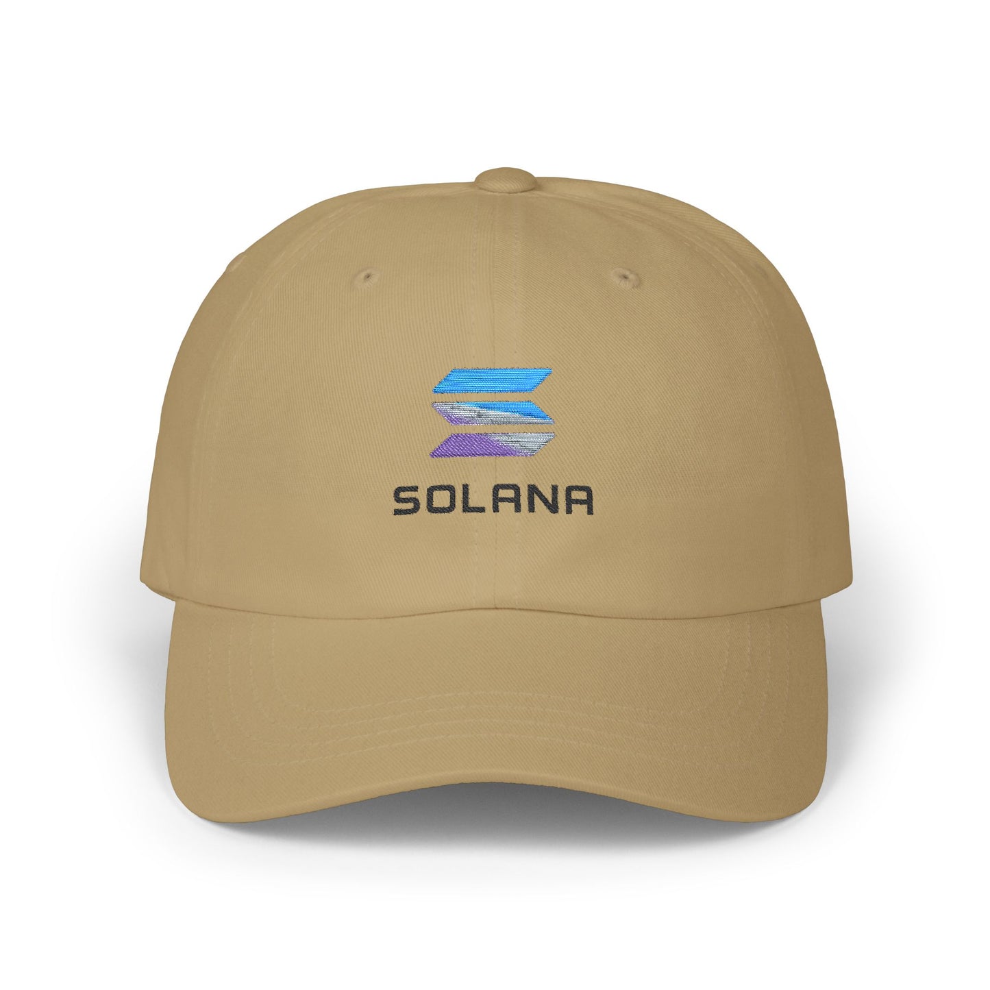 Solana Classic Dad Cap, Unisex Cap, Casual Headwear, Crypto Hat, Gift for Dads, Summer Accessory