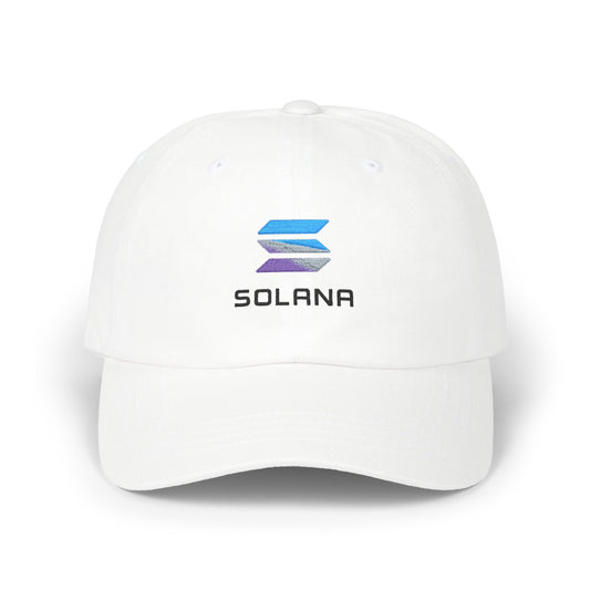Solana  Classic Dad Cap, Unisex Cap, Casual Headwear, Crypto Hat, Gift for Dads, Summer Accessory