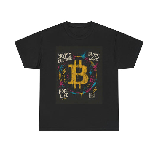 Cryptocurrency Vibes Unisex Tee - HODL Life, Crypto Culture, Block Lord, Bitcoin Merch, Gift for Crypto Enthusiasts