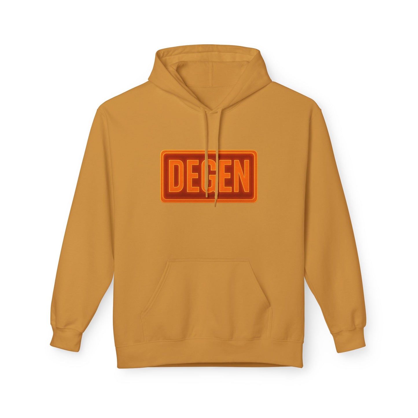 Degen Collection Stylish Unisex Fleece Hoodie with DEGEN Design, Cozy Fashion, Casual Wear, Gift Idea, Comfy Layering