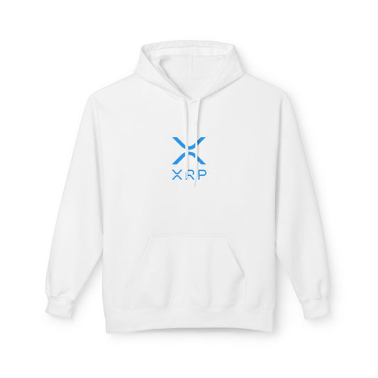 XRP Fleece Hoodie | Unisex Casual Wear, Cryptocurrency Gift, Cozy Sweatshirt for Crypto Enthusiasts, Everyday Hoodie, Perfect for Holidays
