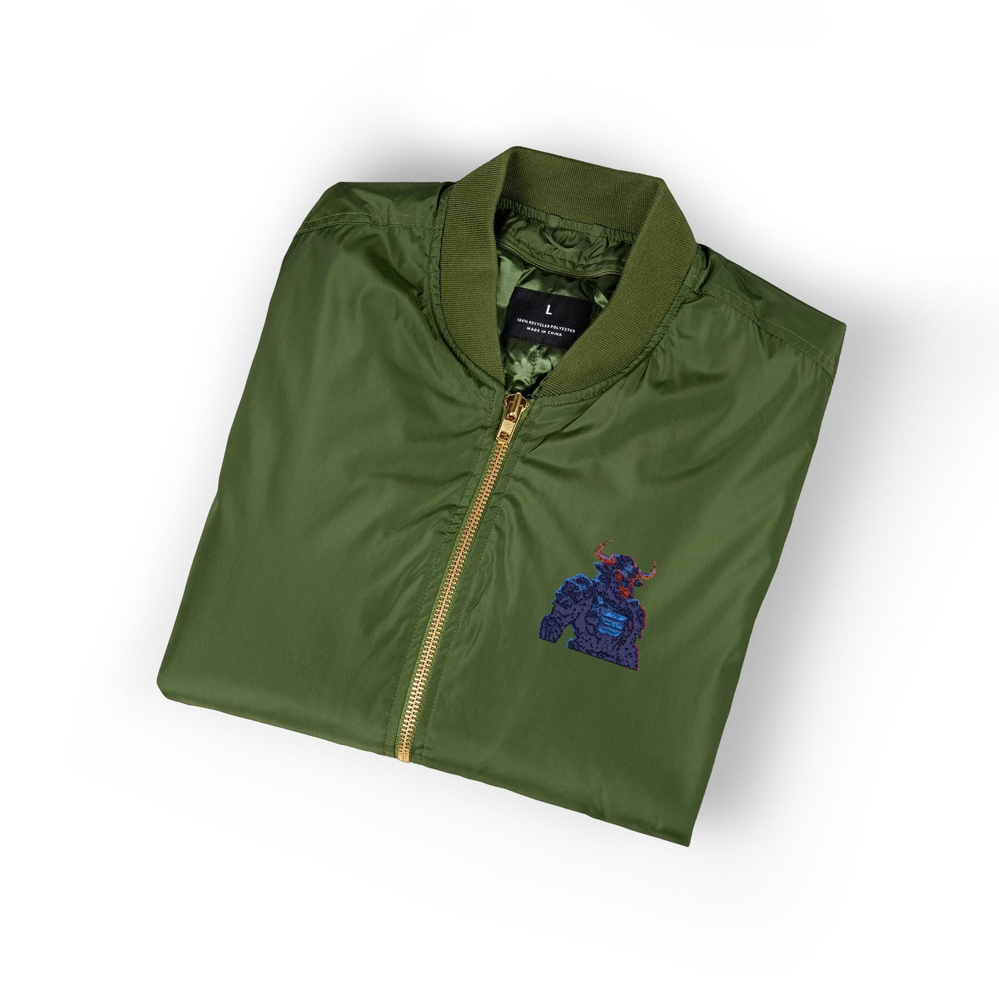 Solana Bull Eco-Friendly Embroidered Bomber Jacket, Stylish Streetwear, Sustainable Fashion, Unique Gift for Him/Her, Perfect for All Seasons