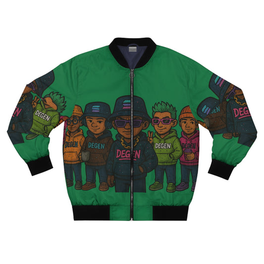 Degen Bomber Collection Vibrant Cartoon Bomber Jacket, Fun Streetwear Outerwear, Unique Graphic Jacket, Casual Layering Piece, Ideal for Festivals and Events, [...]