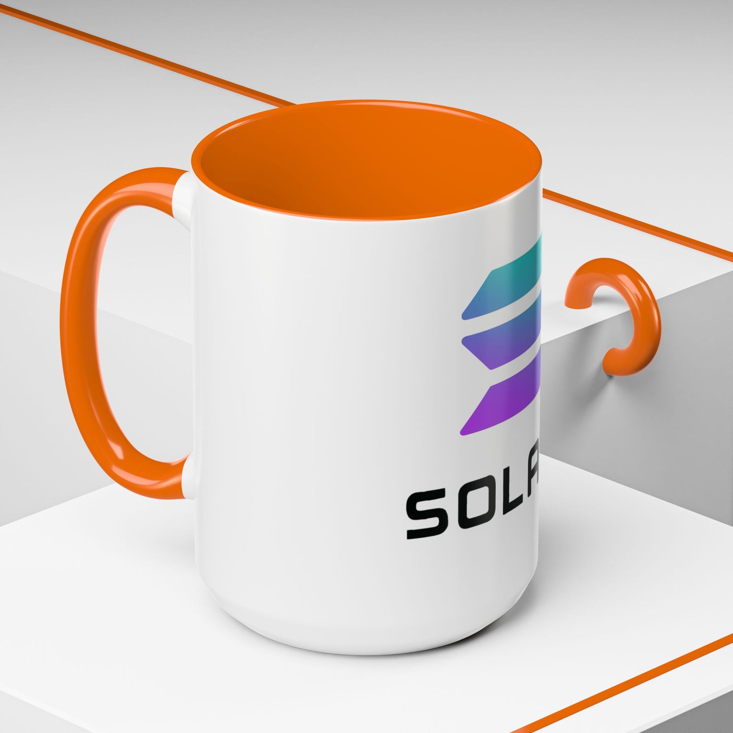 Solana Accent Coffee Mug - Perfect for Crypto Lovers, Stylish Drinkware, Gift for Tech Enthusiasts, Unique Office Accessories, Modern [...]