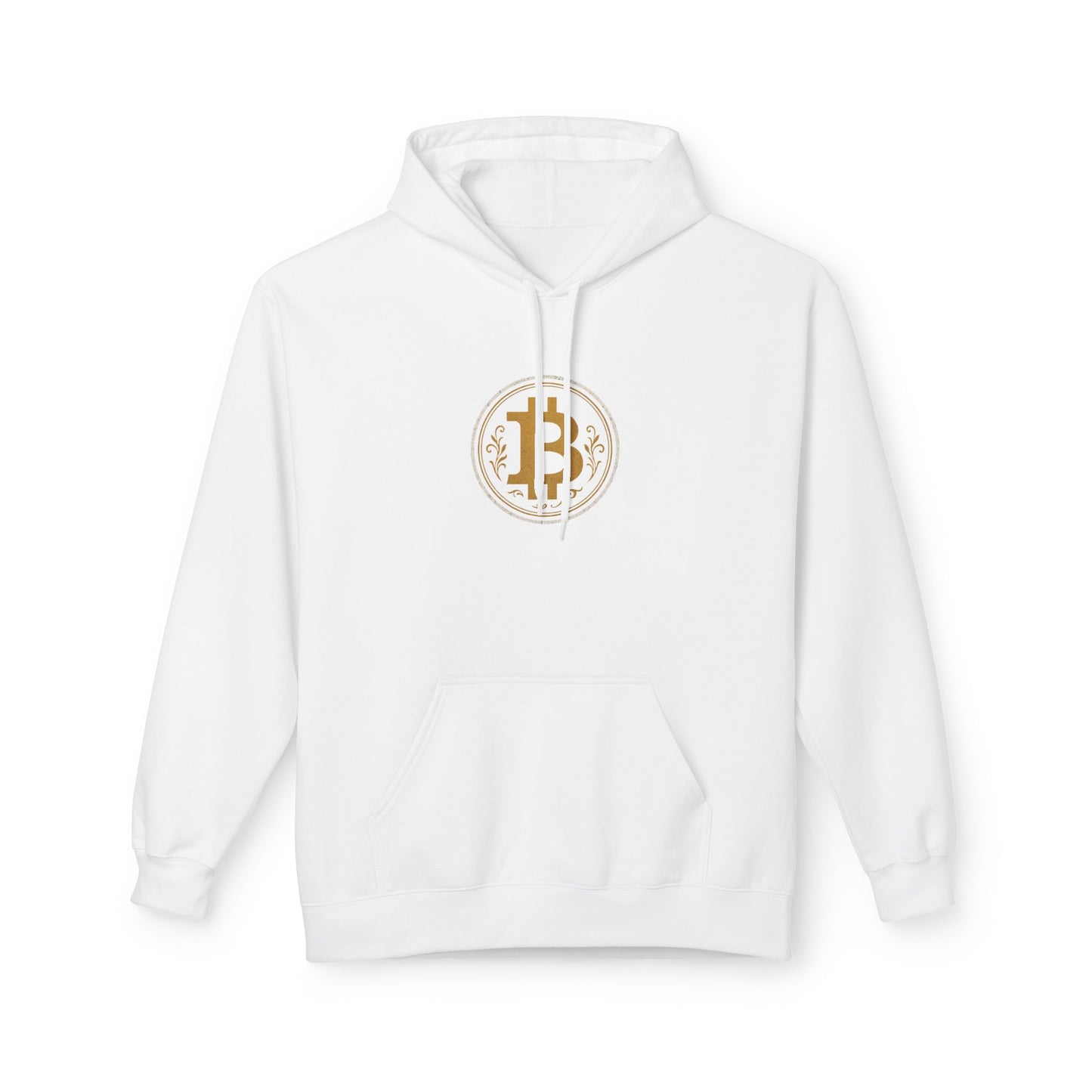 Bitcoin Logo Softstyle Hoodie | Unisex Fleece, Cryptocurrency Apparel, Trendy Streetwear, Cozy Hoodie, Gift for Tech Lovers
