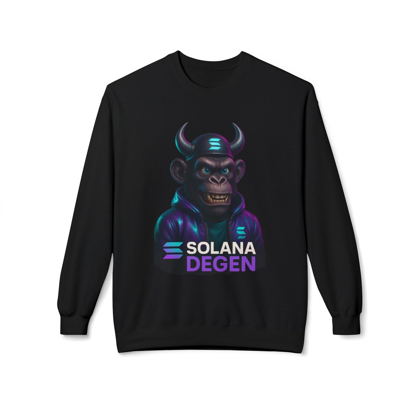 Solana Cool Graphic Sweatshirt for Crypto Enthusiasts | Perfect for Gifts, Casual Wear, Street Style, Gaming Events, Crypto Community