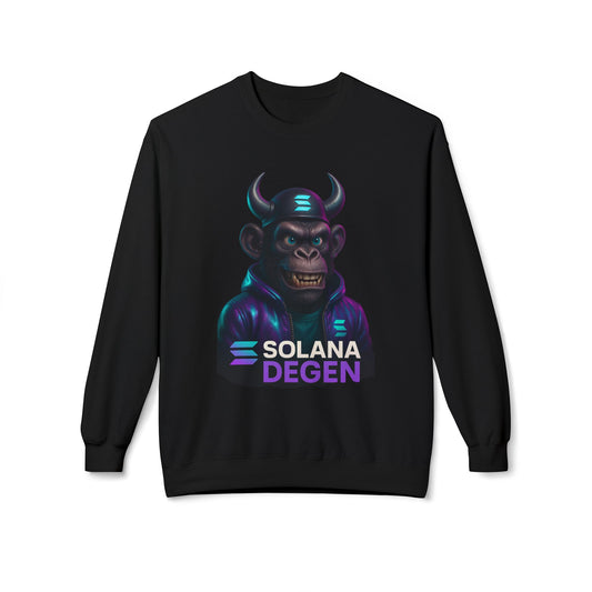 Solana Cool Graphic Sweatshirt for Crypto Enthusiasts | Perfect for Gifts, Casual Wear, Street Style, Gaming Events, Crypto Community