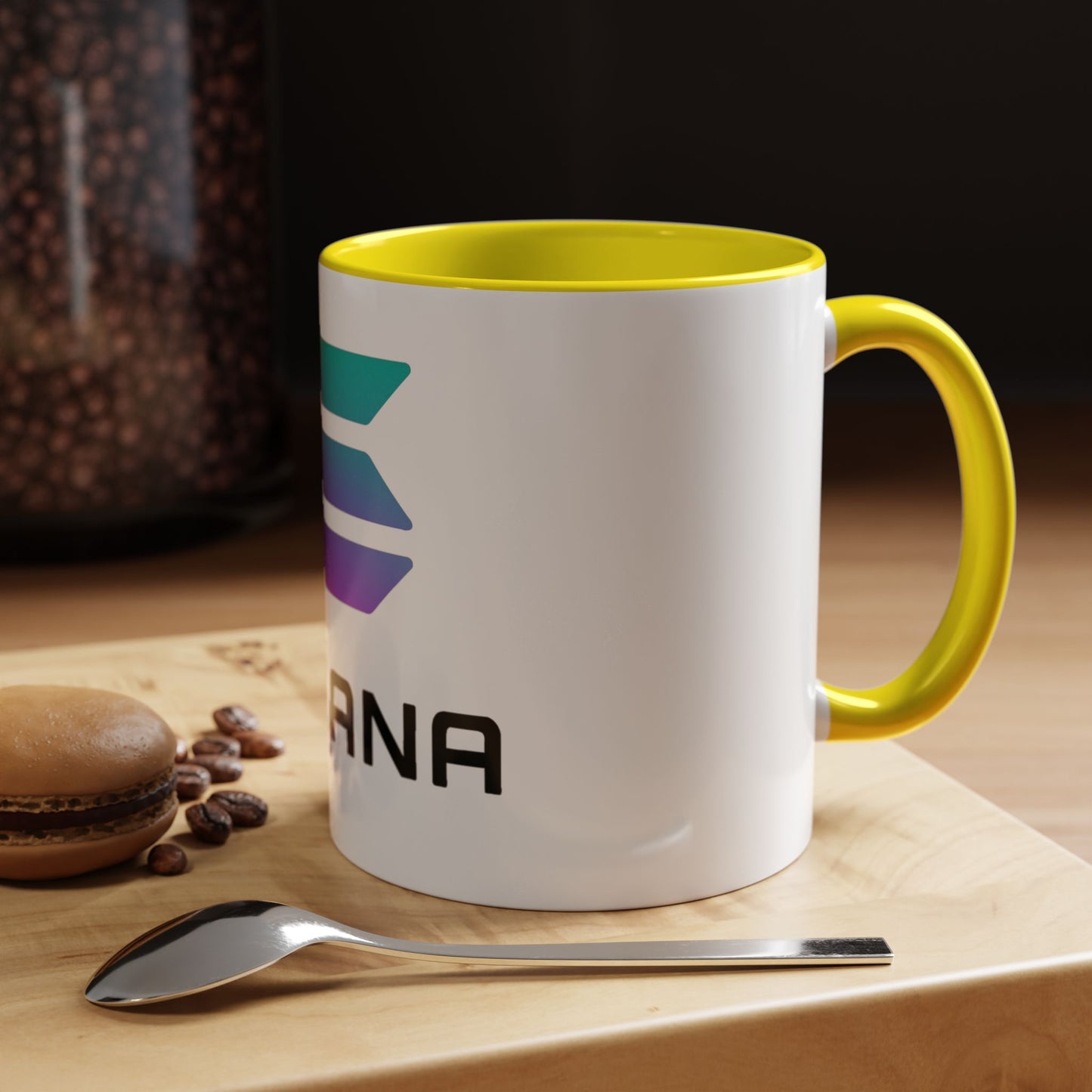 Solana Accent Coffee Mug - Perfect for Crypto Lovers, Stylish Drinkware, Gift for Tech Enthusiasts, Unique Office Accessories, Modern [...]