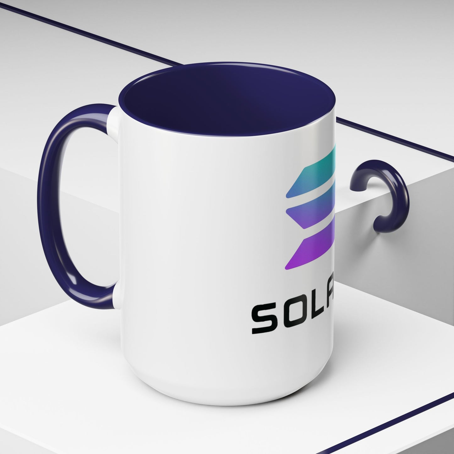 Solana Accent Coffee Mug - Perfect for Crypto Lovers, Stylish Drinkware, Gift for Tech Enthusiasts, Unique Office Accessories, Modern [...]