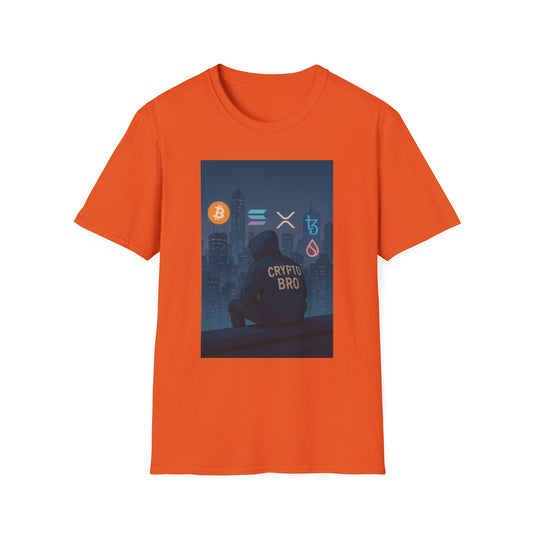 Crypto Bro T-Shirt, Bitcoin, Cryptocurrency Fan Shirt, Gamer Tee, Perfect Gift for Tech Enthusiasts, Casual Wear