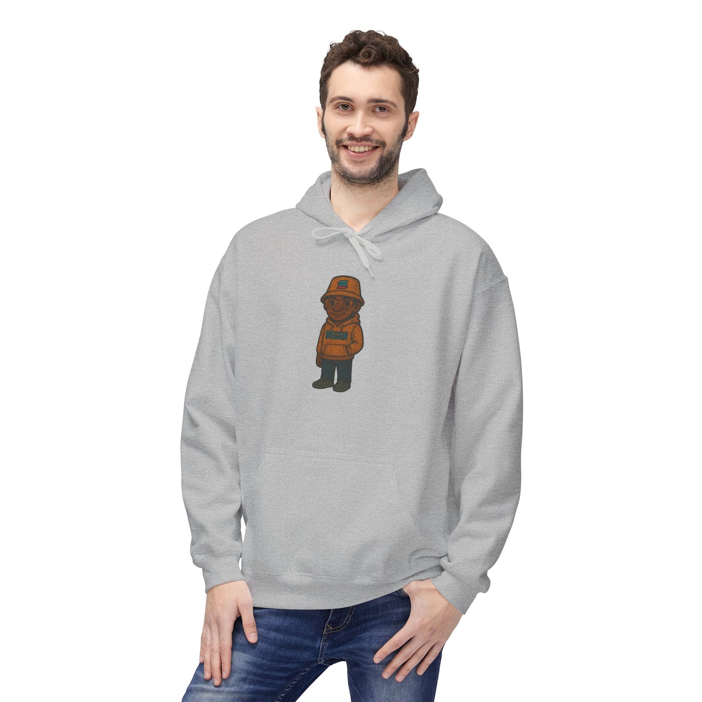 Solana Degen  Cozy Graphic Hoodie with Degen  Design, Unisex Fleece Sweatshirt for All Seasons, Perfect Gift for Birthdays, Holidays, and Casual [...]