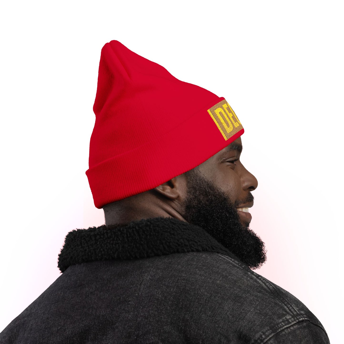 Stylish Knit Beanie with Embroidered 'DEGEN' | Warm Winter Hat, Unisex Beanie, Gift for Him/Her, Casual Headwear, Trendy Accessory