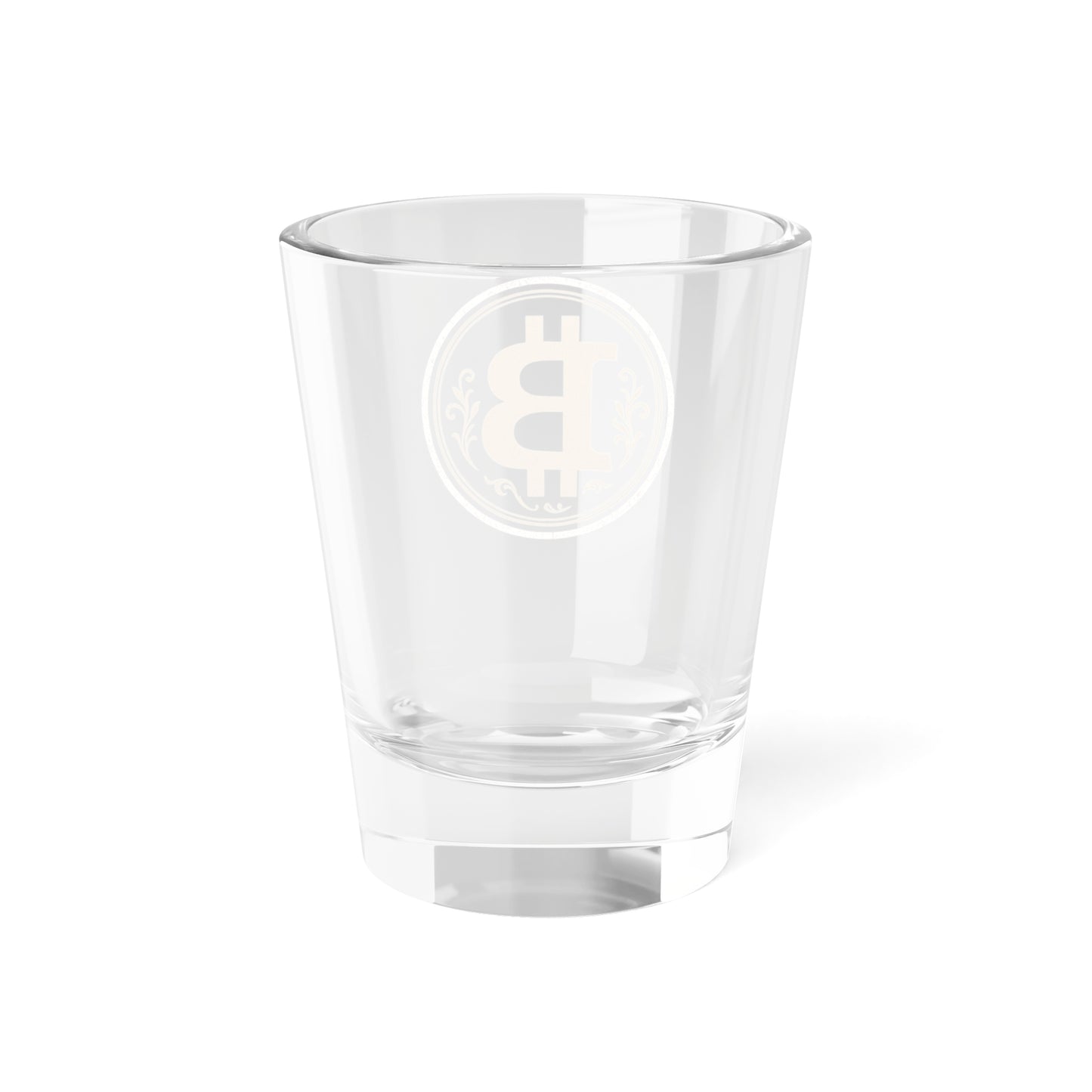 Bitcoin Shot Glass, 1.5oz - Unique Gift for Crypto Enthusiasts, Party Favor, Barware, Collectible, Cheers to Cryptocurrency