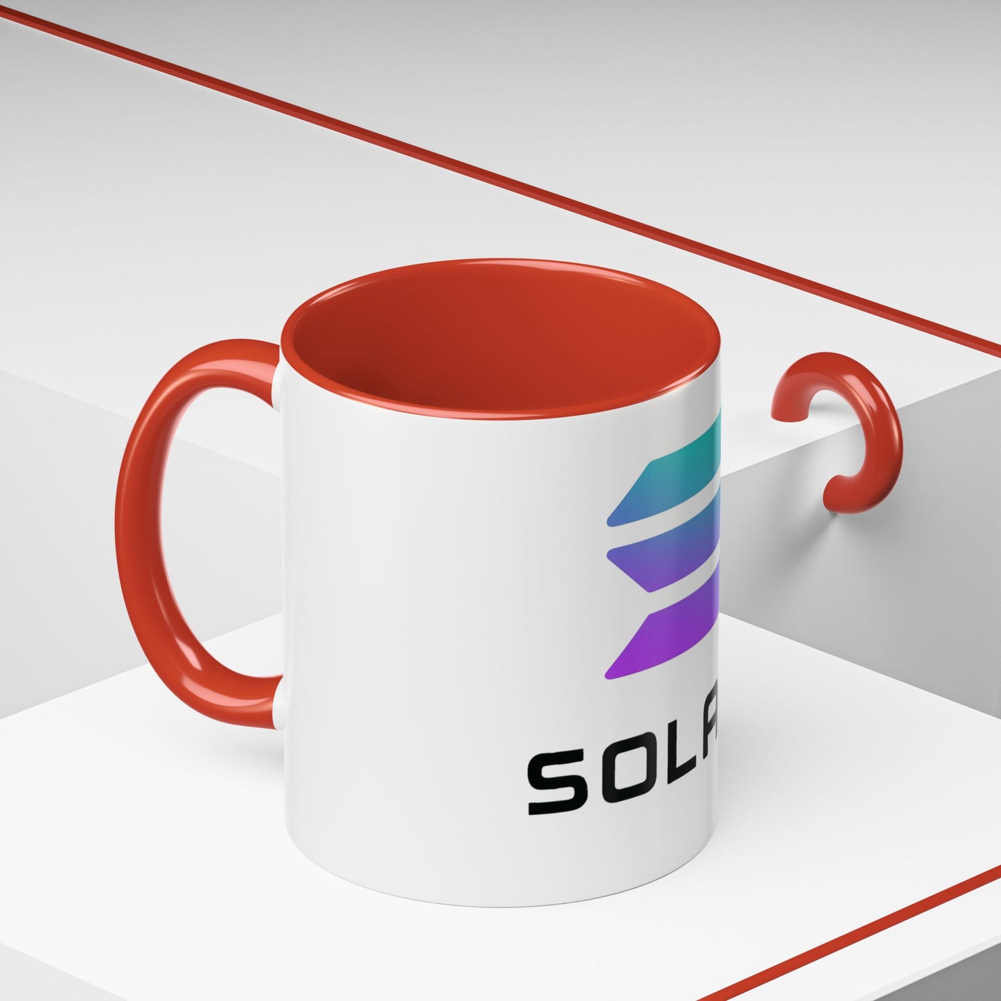 Solana Accent Coffee Mug - Perfect for Crypto Lovers, Stylish Drinkware, Gift for Tech Enthusiasts, Unique Office Accessories, Modern [...]