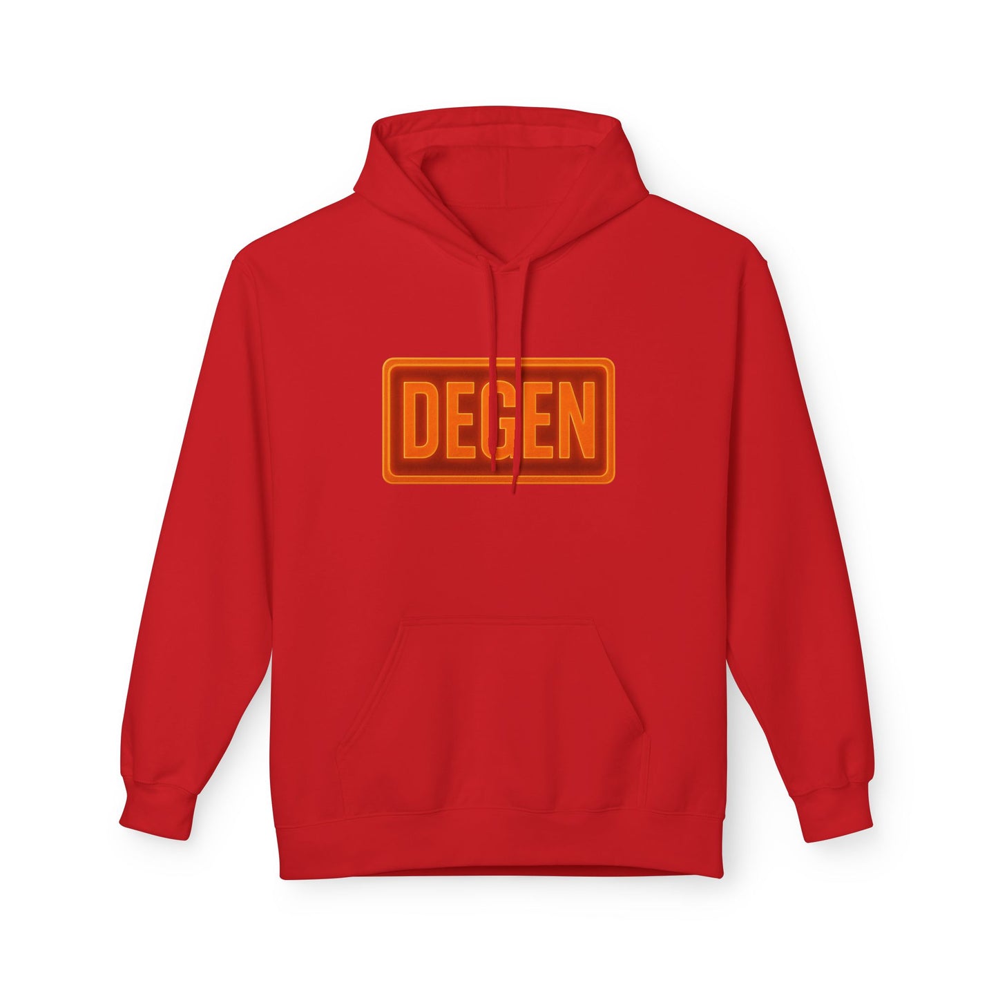 Degen Collection Stylish Unisex Fleece Hoodie with DEGEN Design, Cozy Fashion, Casual Wear, Gift Idea, Comfy Layering