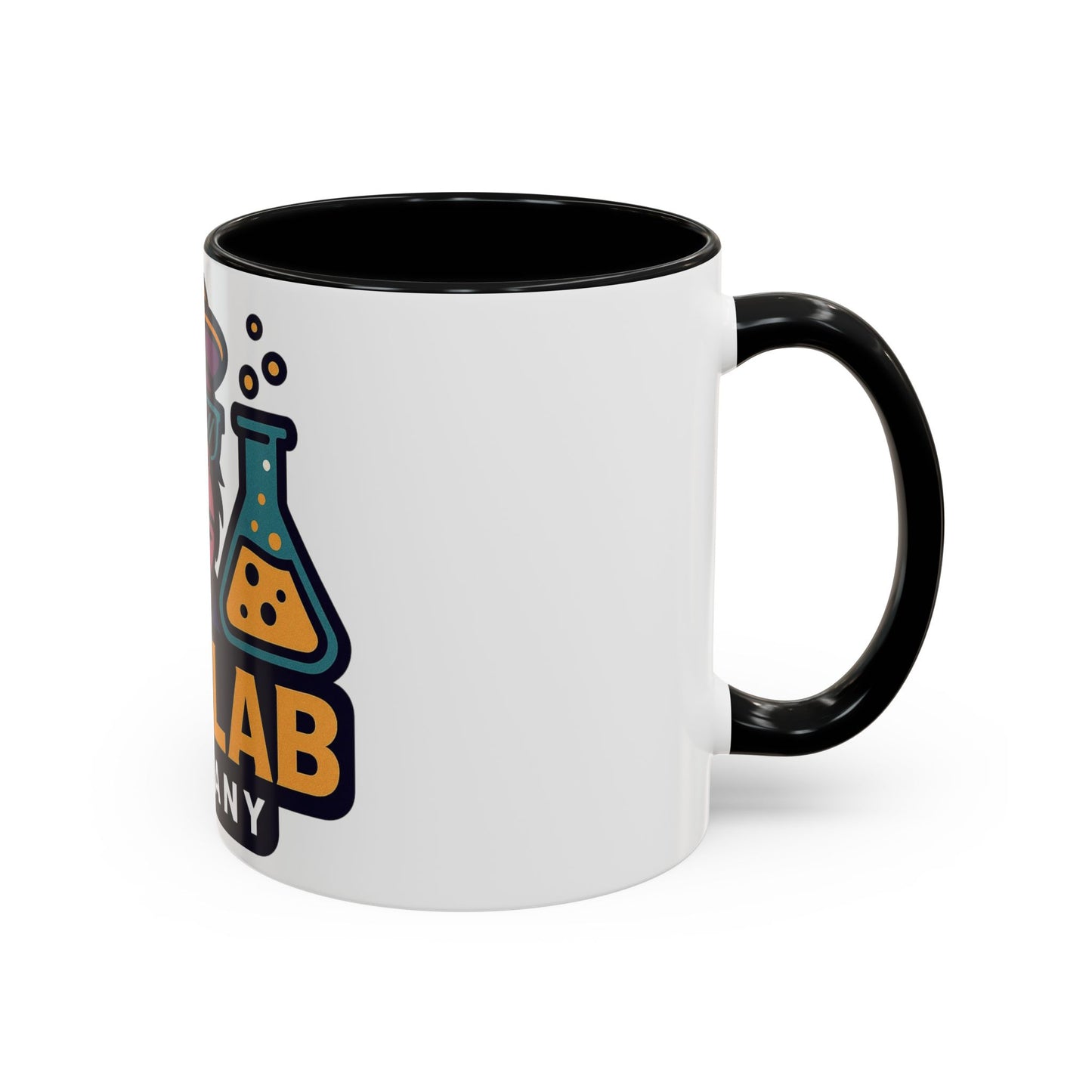 Ape Lab Company Accent Coffee Mug - Unique Gift for Coffee Lovers, Perfect for Scientists, Funny Office Mug, Lab Themed Drinkware, [...]