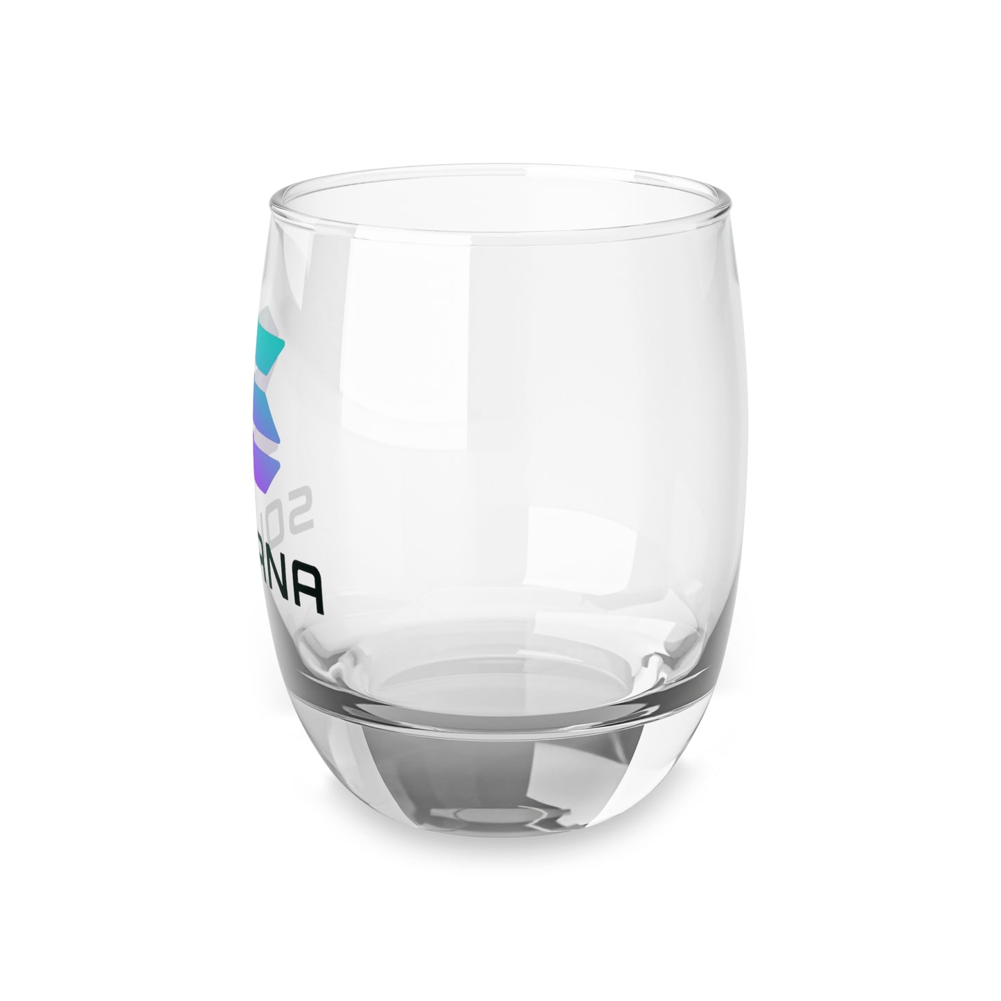 Solana Whiskey Glass | Custom Barware Gift | Unique Birthday Present | Home Decor | Liquor Glassware | Modern Design