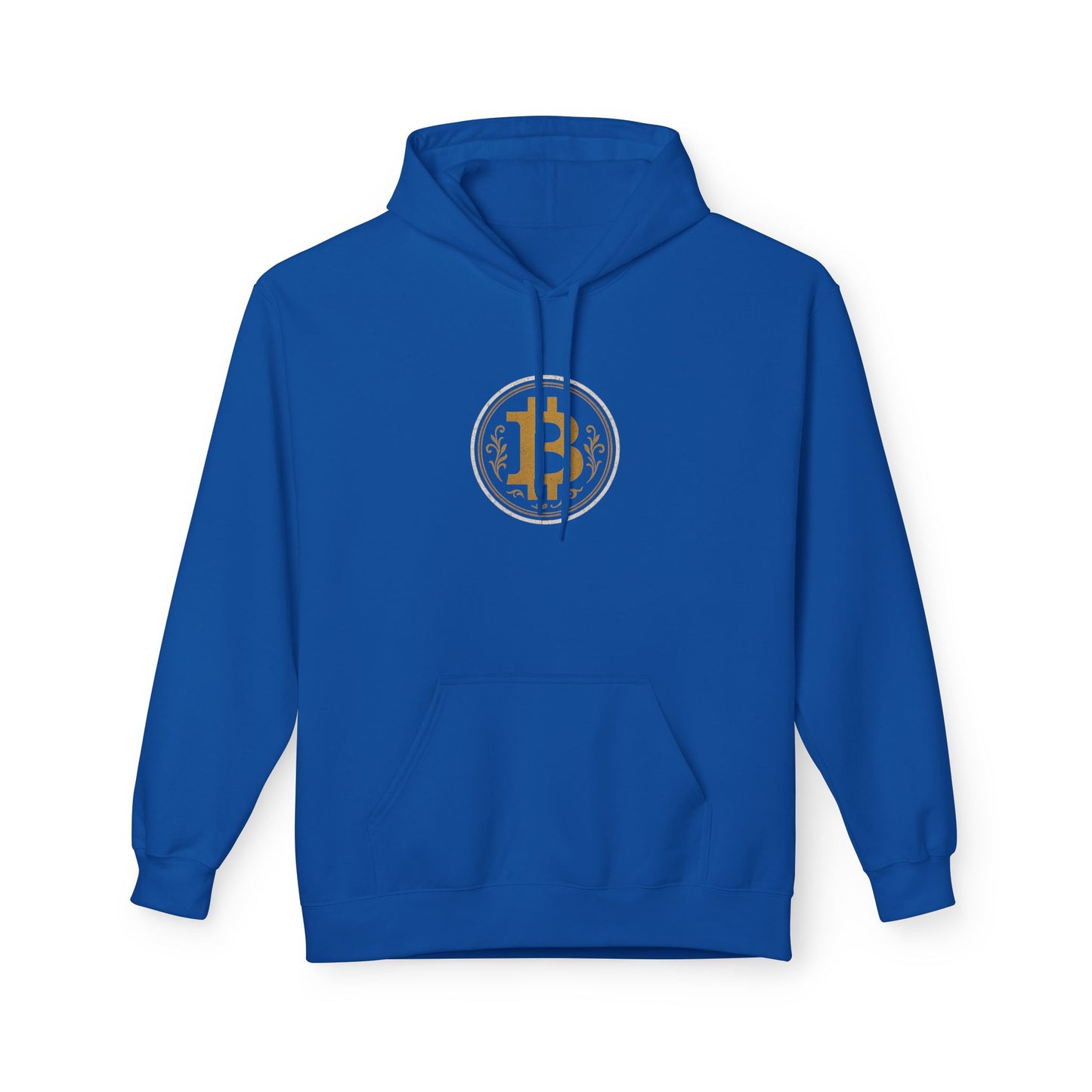 Bitcoin Logo Softstyle Hoodie | Unisex Fleece, Cryptocurrency Apparel, Trendy Streetwear, Cozy Hoodie, Gift for Tech Lovers