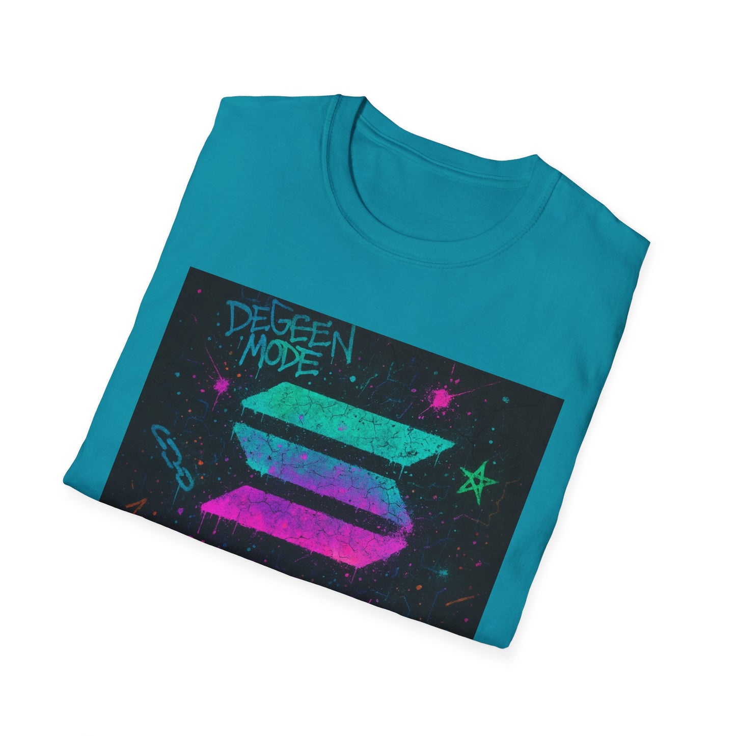Vibrant Graphic Tee - 'Solana Proof of History' Unisex Softstyle T-Shirt, Casual Wear, Gift for Crypto Enthusiasts, Everyday Fashion, [...]
