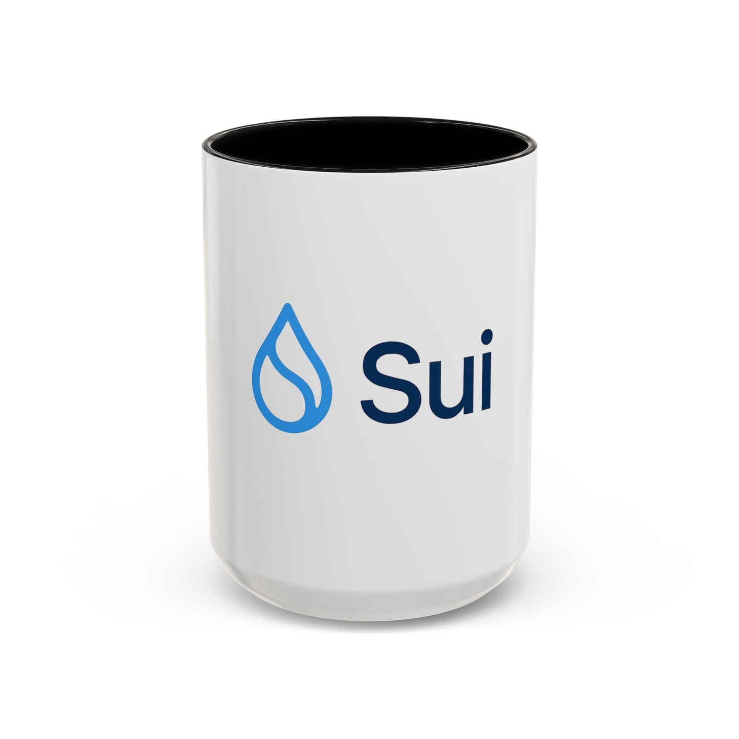 SUI Stylish Accent Coffee Mug - Unique Sui Logo Design, Perfect Gift for Coffee Lovers, Home, Office, or as a Fun Collectible
