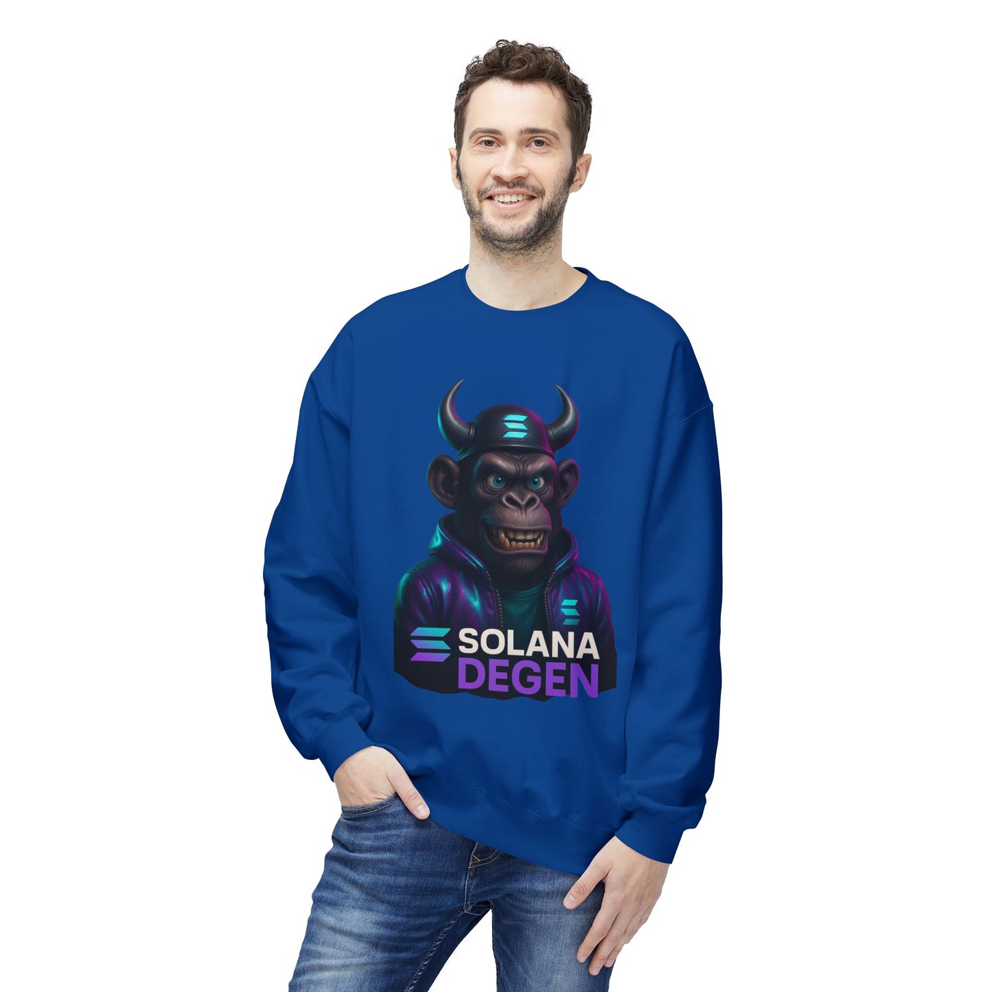 Solana Cool Graphic Sweatshirt for Crypto Enthusiasts | Perfect for Gifts, Casual Wear, Street Style, Gaming Events, Crypto Community