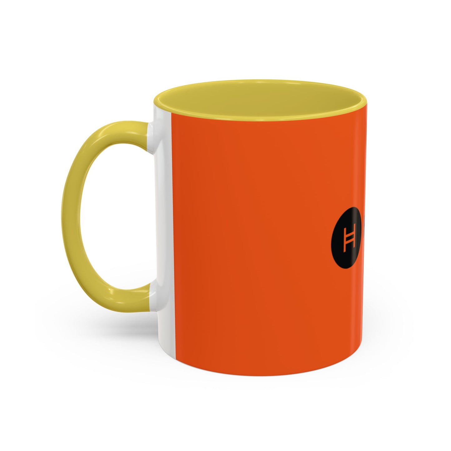 Hedera Orange Coffee Cup, Unique Gift for Coffee Lovers, Vibrant Drinkware for Home or Office, Modern Kitchen Decor