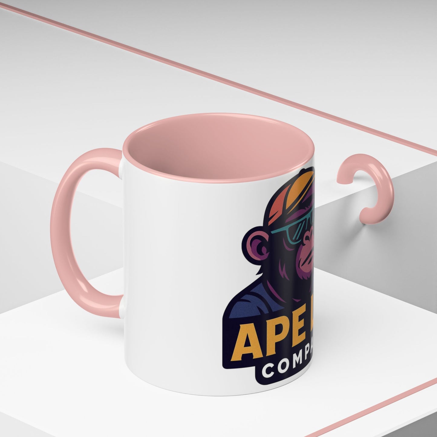 Ape Lab Company Accent Coffee Mug - Unique Gift for Coffee Lovers, Perfect for Scientists, Funny Office Mug, Lab Themed Drinkware, [...]