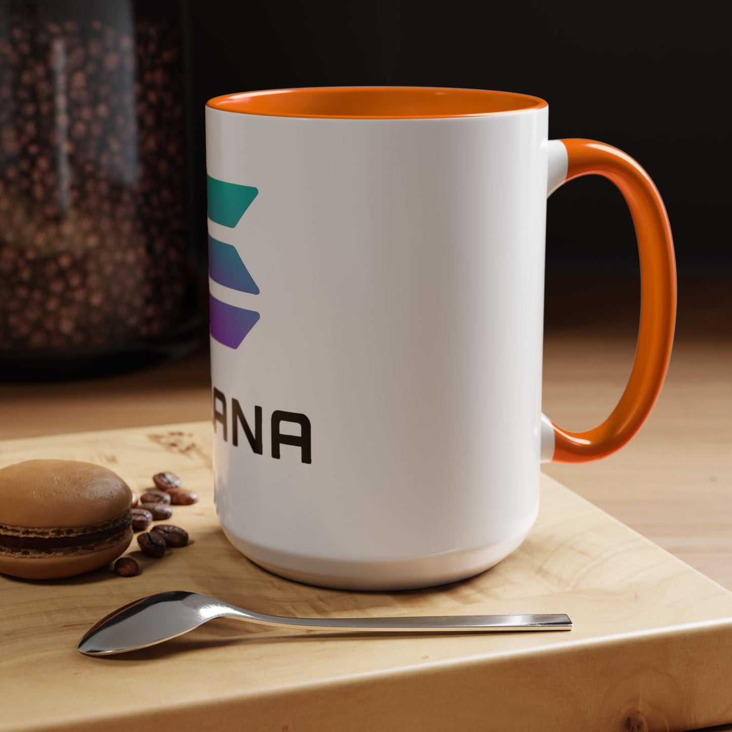Solana Accent Coffee Mug - Perfect for Crypto Lovers, Stylish Drinkware, Gift for Tech Enthusiasts, Unique Office Accessories, Modern [...]
