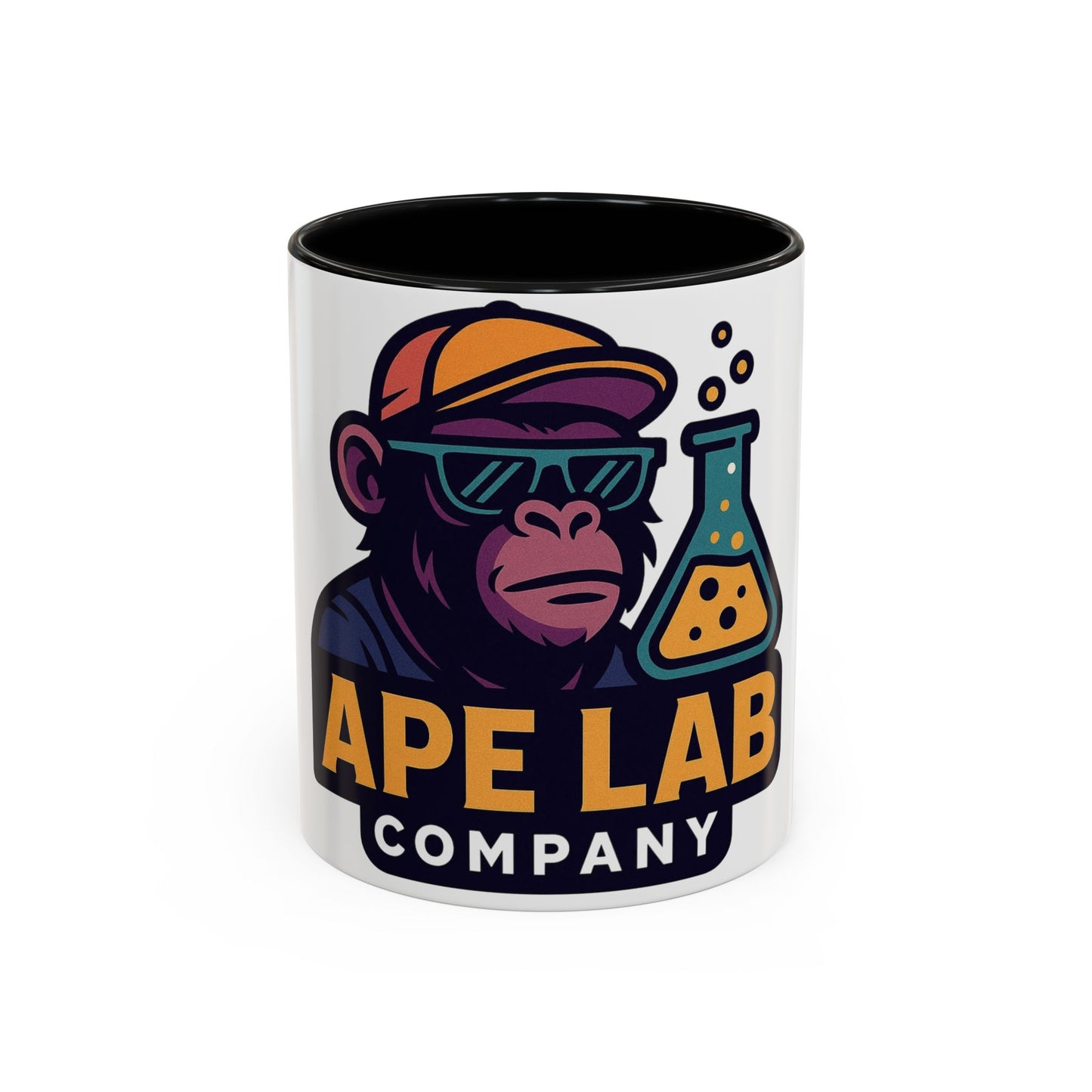 Ape Lab Company Accent Coffee Mug - Unique Gift for Coffee Lovers, Perfect for Scientists, Funny Office Mug, Lab Themed Drinkware, [...]