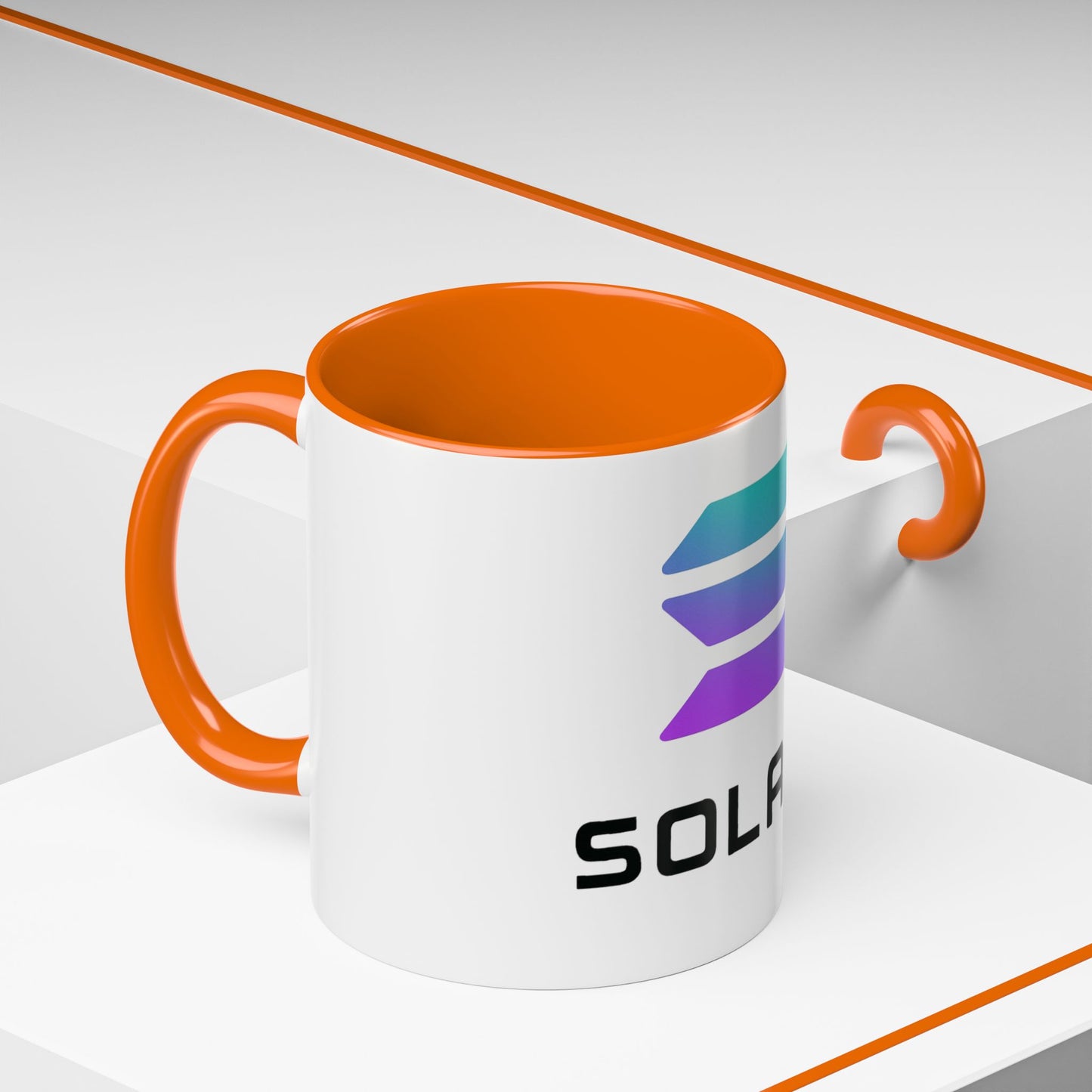 Solana Accent Coffee Mug - Perfect for Crypto Lovers, Stylish Drinkware, Gift for Tech Enthusiasts, Unique Office Accessories, Modern [...]