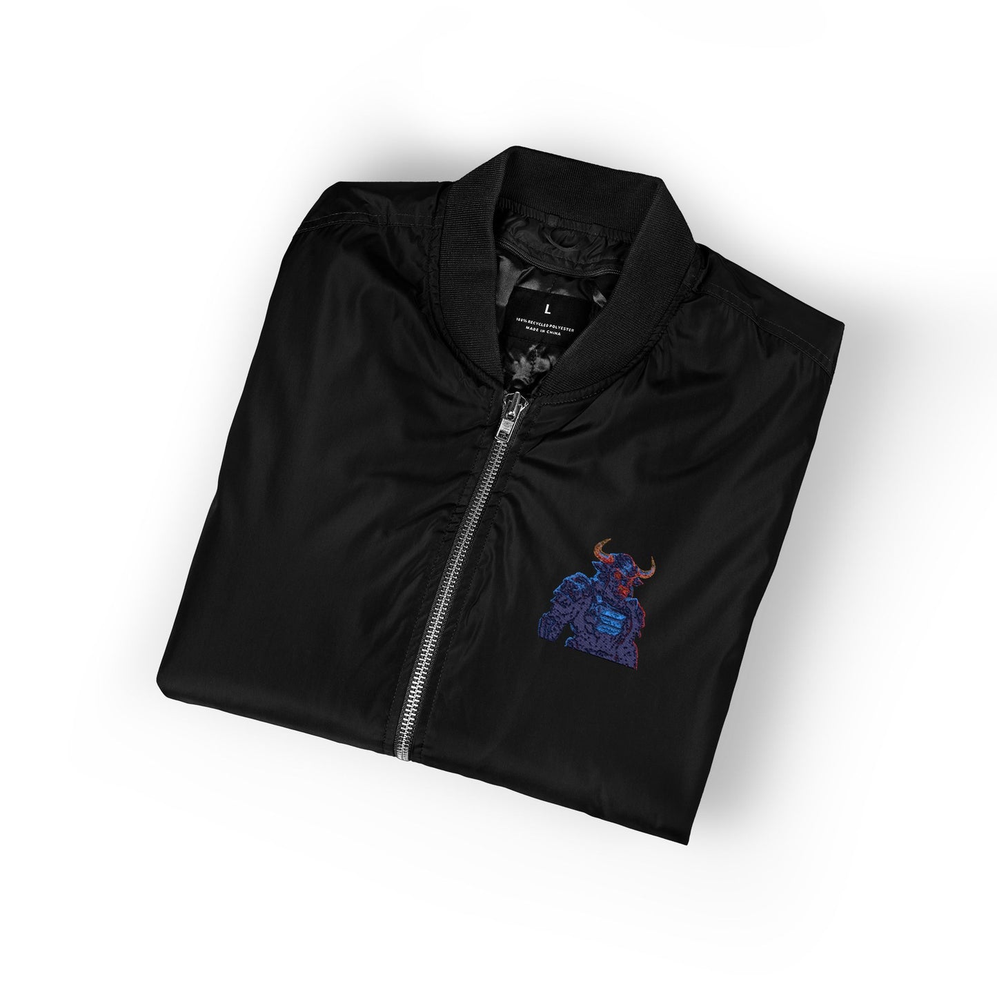 Solana Bull Eco-Friendly Embroidered Bomber Jacket, Stylish Streetwear, Sustainable Fashion, Unique Gift for Him/Her, Perfect for All Seasons