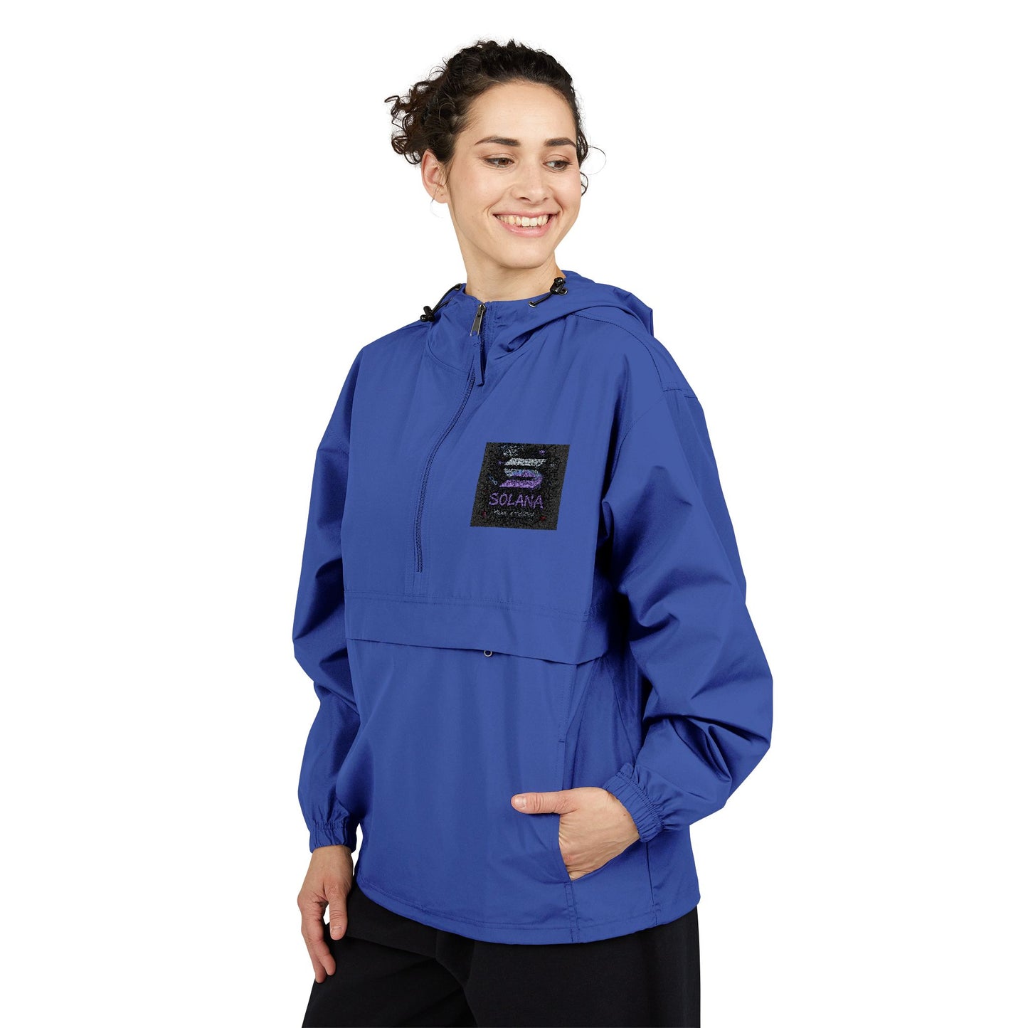 Solana Vibrant Packable Anorak Jacket for Adventurers, Lightweight Rain Gear, Camp Gear, Travel Jacket, Festival Apparel