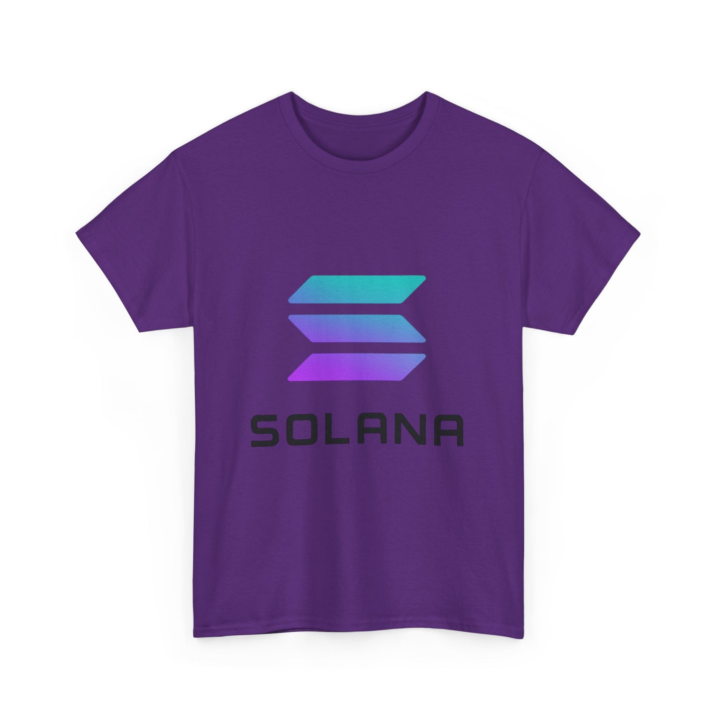 Solana Unisex Heavy Cotton Tee, Crypto Apparel, Gamer Shirt, Tech Enthusiast Wear, Unique Gift for Blockchain Lovers, Trending Fashion