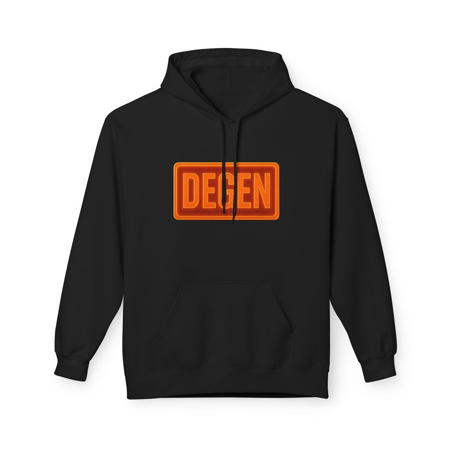 Degen Collection Stylish Unisex Fleece Hoodie with DEGEN Design, Cozy Fashion, Casual Wear, Gift Idea, Comfy Layering