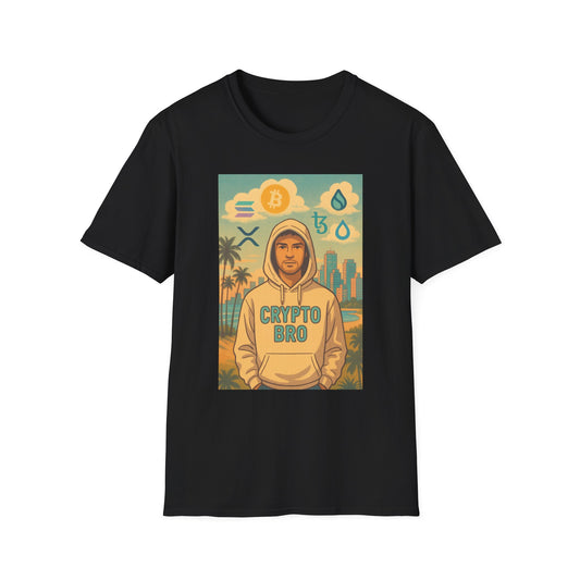 Crypto Bro Miami Unisex Softstyle T-Shirt