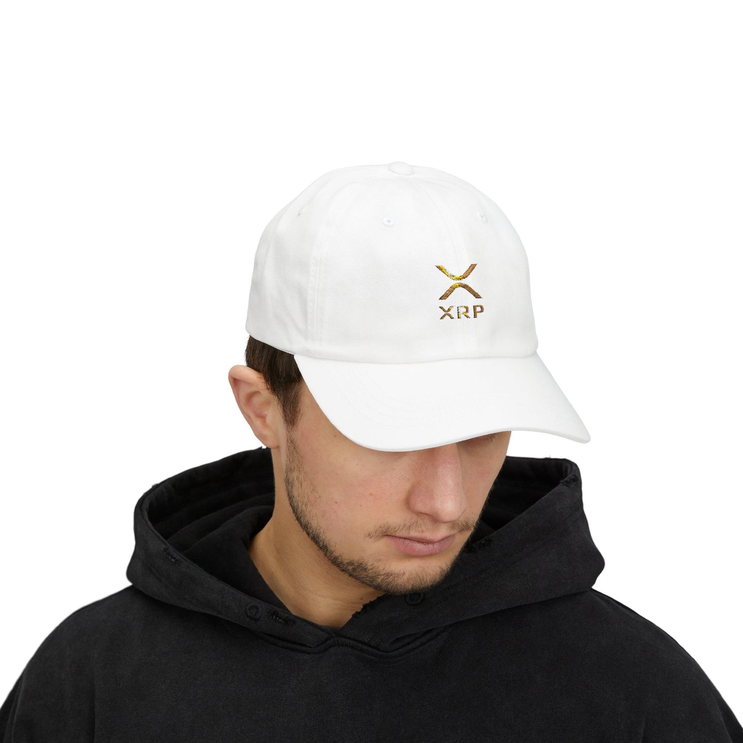 XRP Classic Dad Cap | Trendy Adjustable Hat for Crypto Lovers, Stylish Gift for Dad, Casual Fashion Accessory, Summer Cap, Unique Dad Hat