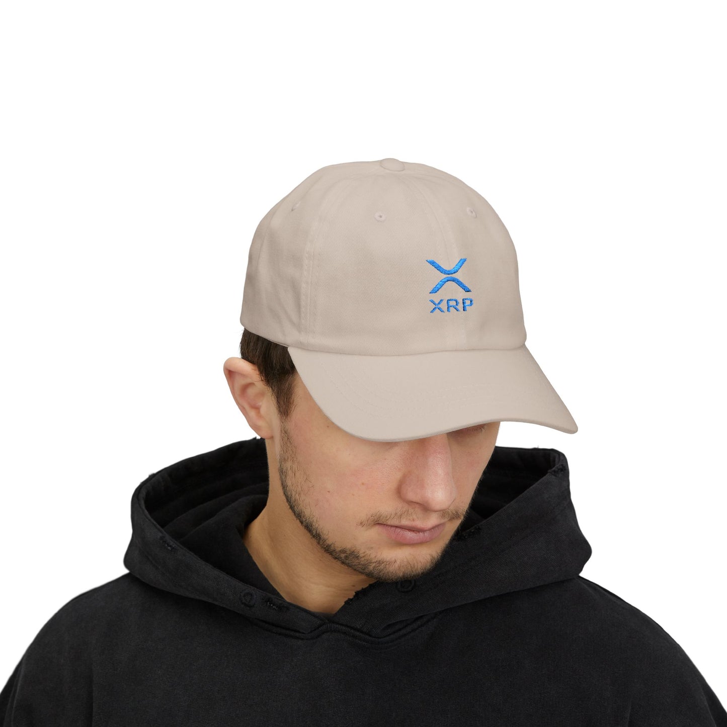XRP Classic Dad Cap, Adjustable Baseball Hat for Men, Trendy Accessory for Crypto Lovers, Gift for Father's Day, Casual Outdoor Wear