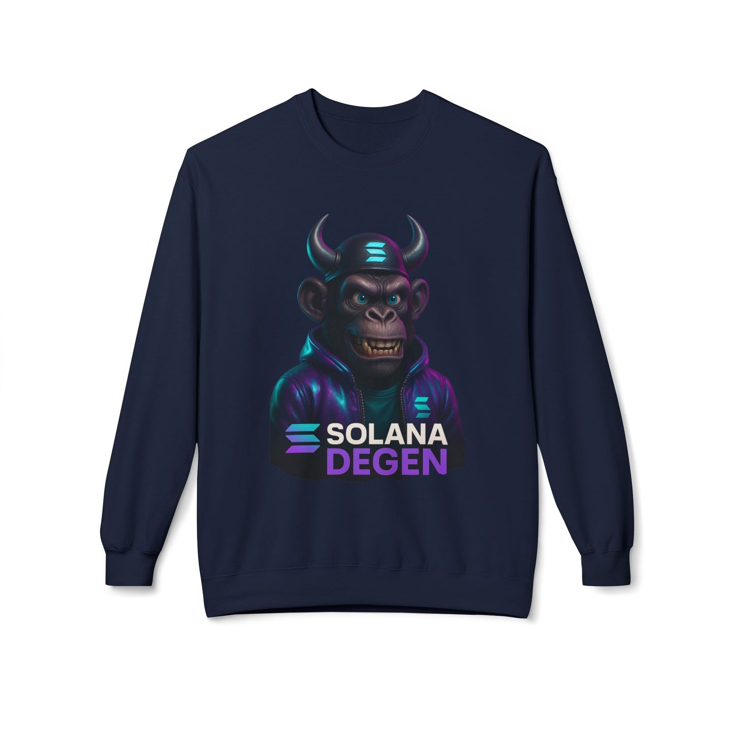 Solana Cool Graphic Sweatshirt for Crypto Enthusiasts | Perfect for Gifts, Casual Wear, Street Style, Gaming Events, Crypto Community