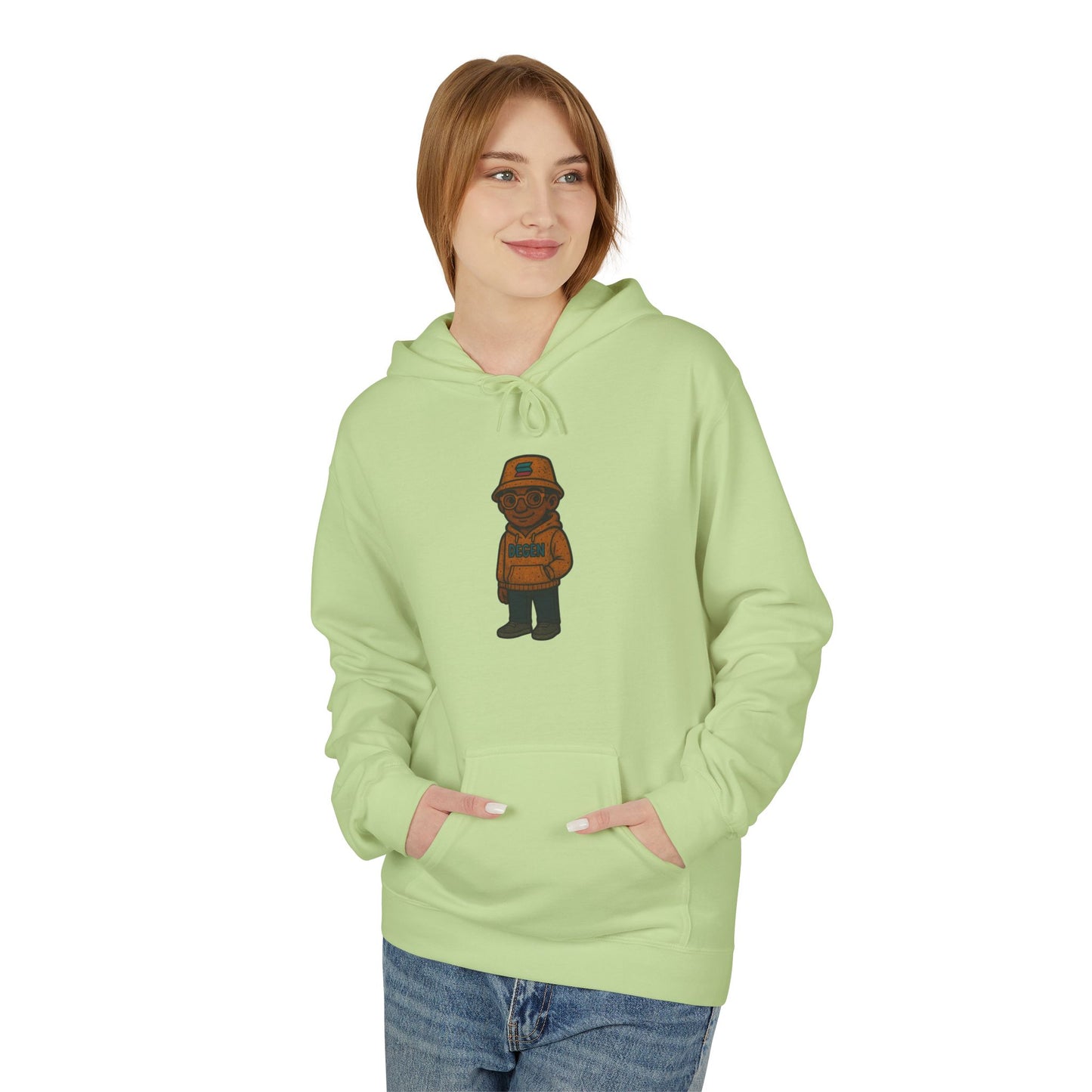 Solana Degen  Cozy Graphic Hoodie with Degen  Design, Unisex Fleece Sweatshirt for All Seasons, Perfect Gift for Birthdays, Holidays, and Casual [...]