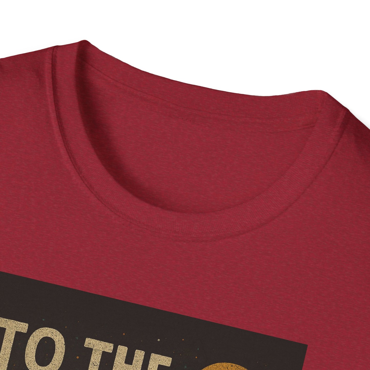 To the Moon Unisex Softstyle T-Shirt, Cute T-Shirt, Space Graphic Tee, Astronomy Lover Gift, Casual Shirt for All Occasions