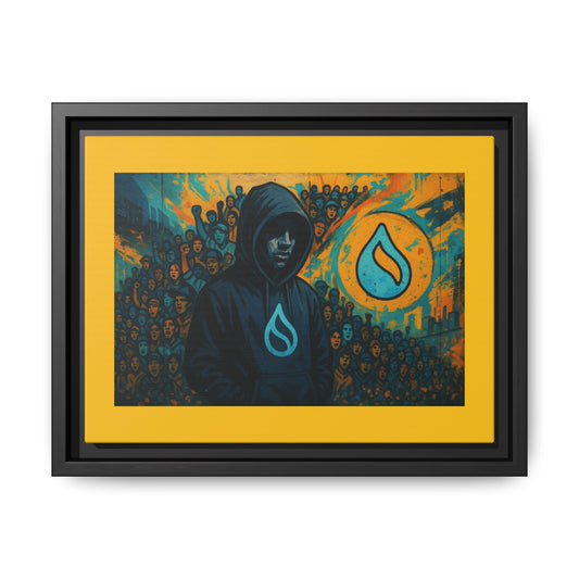 SUI Vibrant Framed Canvas Art, Modern Wall Decor, Unique Gift for Art Lovers, Home Gallery, Colorful Portraits